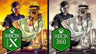 Grand Theft Auto V Xbox Series X vs Xbox 360 Comparison