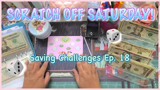 SCRATCH OFF SATURDAY SAVING CHALLENGES!! E18 | CASH STUFFING #cashstuffing #savingschallenges