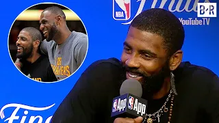 Kyrie Irving Responds to LeBron's Comments on Being Mad They're Not Teammates Anymore