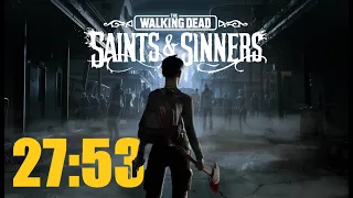 NOS in 27:53.02 | The Walking Dead Saints & Sinners | World Record Speedrun