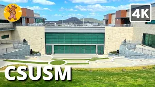 4K CSUSM Campus Walking Tour | San Diego CA | 🔊 Binaural Sound