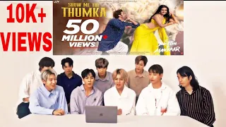 Korean Reacts To Show Me The Thumka Song | Tu Jhoothi Main Makkar| Ranbir| Shraddha| Korean Reaction