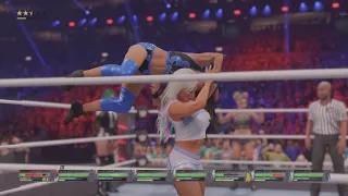 WWE 2K22: Women's Survivor Series Match Gameplay