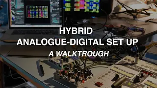 Hybrid analogue-digital set up for live visuals | A walkthrough