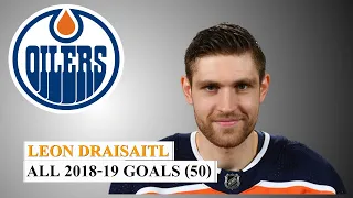 Leon Draisaitl (#29) All 50 Goals of the 2018-19 NHL Season
