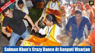 Salman Khan's ENERGETIC Dance With KIDS On Streets During Ganpati Visarjan | BOLLYWOOD THROWBACK