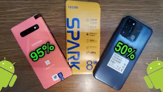 Tecno Spark 8c Vs Samsung S10+ 2022 | Spark 8c (KG5k, KG5j) Vs Samsung s10 plus 2022