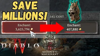 Save TENS of MILLIONS of Gold with this Gear Reroll Trick (Diablo 4): How Rerolling ACTUALLY Works