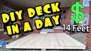 💰Cheap DIY Floating Deck💰