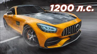 1200 л.с. и 100-200 за 4.5! + ВПРЫСК МЕТАНОЛА! AMG GT S by GADMOTORS. Mercedes-Benz. Тест-драйв.