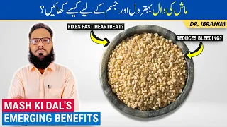 Mash Ki Dal Ke Fawaid! Benefits of Dal Maash on Treating Fast Heartbeat - Urdu/Hindi - Dr. Ibrahim