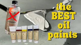 Best SOLVENT FREE oil paint for alla prima (wet-on-wet) oil painters~GENEVA oil paint review