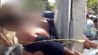 Caught on Camera: Man Tied to Pole & Thrashed in Birbhum