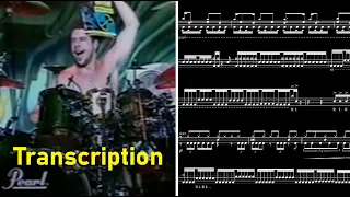 Mike Mangini DRUM SOLO TRANSCRIPTION!