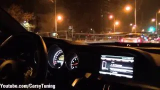 Mercedes Benz C63 AMG Coupe On Board Accelerations Revs