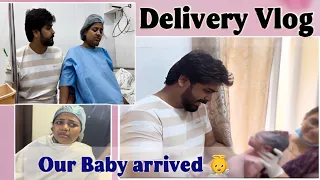 Finally our baby has Arrived😍| 15 hours of labour Pain 😭| Normal or C-Section| *Emotional vlog*🥲