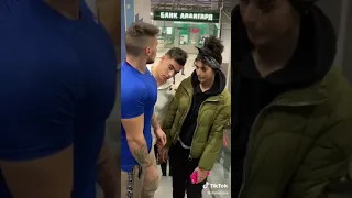 Shmekss bodybuilder elevator prank video funny reaction Tiktok meme