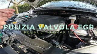 Renault Kadjar 1.5 - Smontaggio e pulizia vavola EGR