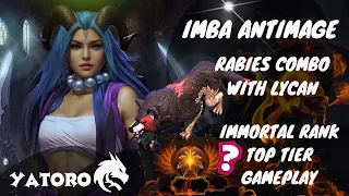 IMBA AM + LYCAN META COMBO!! RABIES COMBO!!! YATORO DOTA 2 GAMEPLAY, WATCH AND LEARN #dota2 #dota