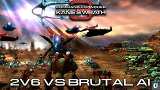 2v6 Vs Brutal Ai - Kanes Wrath Multiplayer Gameplay, 2023