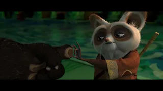 Kung Fu PANDA  movie clip (3/7) .Secret Hall of Warriors .Shifu's Wushi Finger. The DRAGON Warrior.