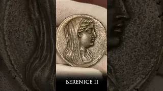 Berenice II Massive Ancient Silver Coin #Shorts