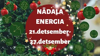 ⚡️ Nädala Energia ⚡️🎄 21.detsember-27.detsember 🎄 - 🔮 12 Tähemärki 🔮