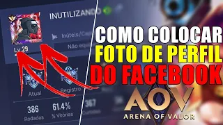 ARENA OF VALOR: COMO COLOCAR FOTO DE PERFIL DO FACEBOOK NO ARENA OF VALOR