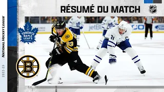 Les Bruins victorieux grâce à Pastrnak | Maple Leafs @ Bruins | Faits saillants en français 04/06