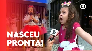 Laura viralizou cantando “A Baleia” em lírico e encantou o Brasil! 🥰 | Mais Você | TV Globo