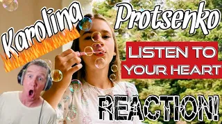 Karolina Protsenko  -  Listen To Your Heart (Roxette)  *REACTION*! 🔥