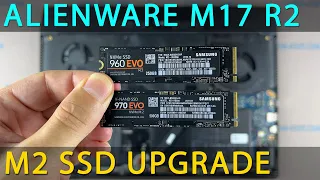 Alienware M17 R2 How to install or upgrade M2 SSD