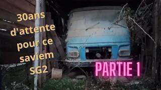 Quand un Renault Saviem SG2 s'apprête à sortir de sa torpeur après 31ans de sommeil. Première partie