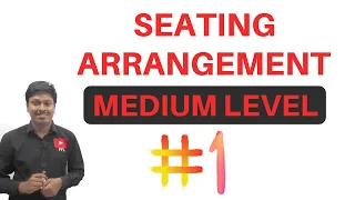 SEATING ARRANGEMENT SET-1(MEDIUM Level) | Reasoning Ability | Common For all Entrance Exams.