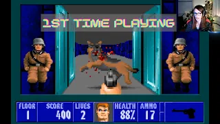 Playing Wolfenstein 3D for the first time [VOD]