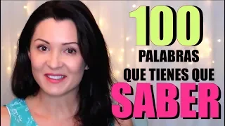 Aprende las 100 Palabras Más Comunes en Inglés con Ejemplos | Inglés Lento y Fácil | Elisa Valkyria