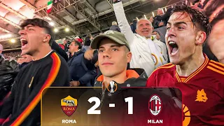 SIAMO FUORI. - ROMA 2-1 MILAN (Live Reaction Stadio Olimpico)