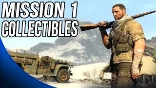 Sniper Elite 3 - Mission 1 Siege of Tobruk ALL Collectibles Locations