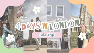 4 Days Solo in London | VLOG | Harry Potter Studio Tour, Canterbury, and Nearly Getting Robbed!