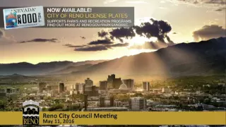 Reno City Council - May 11, 2016