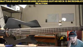 Mattias Krantz: 360 Degree Spinning Guitar Neck Is Incredible!! Reaction