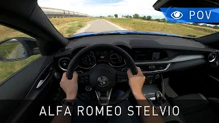 Alfa Romeo Stelvio Veloce 2.0 280 KM AT Q4 (2022) - POV Drive | Project Automotive