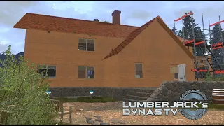 First Planks Done & Upgrading House ~ Lumberjack's Dynasty #6