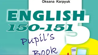 Карпюк 5 Тема 4 Урок 1 Writing Сторінки 150-151 ✔Відеоурок