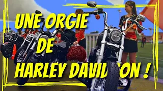 Une Orgie de Harley  Davidson !