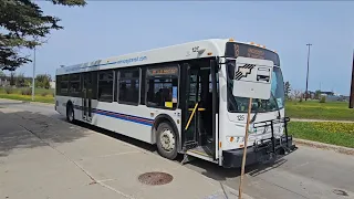 Riding on Winnipeg Transit 125 (2010 D40LFR) on Route 78 Waverley