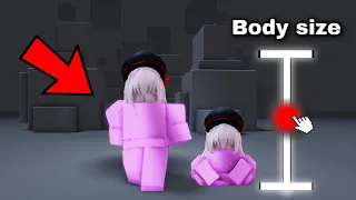 How To Look SMALL in ROBLOX...