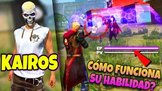 NUEVO PERSONAJE KAIROS🤯 ¿CUÁL ES SU HABILIDAD? ¿CÓMO FUNCIONA? FREE FIRE  *ACTUALIZACIÓN*