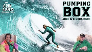 Surfing Big Perfect Box in WA with Sierra and Josh Kerr and local Bodyboarders