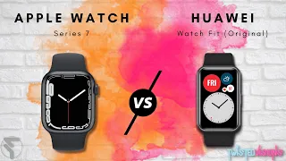 Apple watch Series 7 vs Huawei watch fit - Tech Review